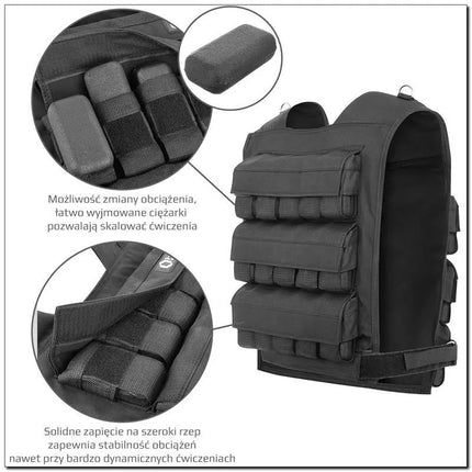 30 kg Cordura HMS KTO30 svorinė treniruočių liemenė