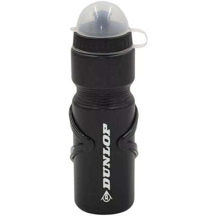 DUNLOP 750ML BICYCLE BOTTLE WITH CAGE BLACK