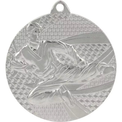 Sidabro medalis - karatė - plieninis medalis