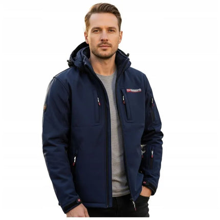 Geographical Norway Softshell TUNAR DB NAVY MEN 009 (WY9170H/GN/Navy)