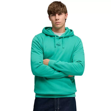 Puma ESS No. 1 Logotipas Centruota Bliuknelė su Gobtuvu Žalia 692914 40