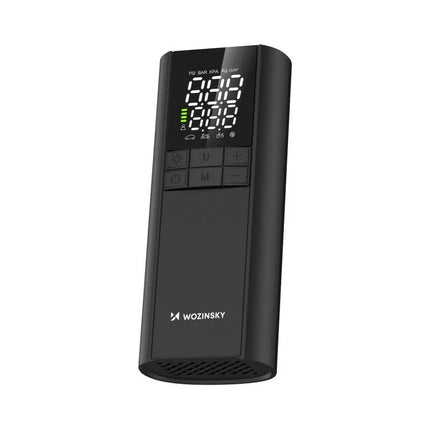 Wozinsky WPEP-8000 compressor, electric pump, 8000mAh power bank, flashlight - black