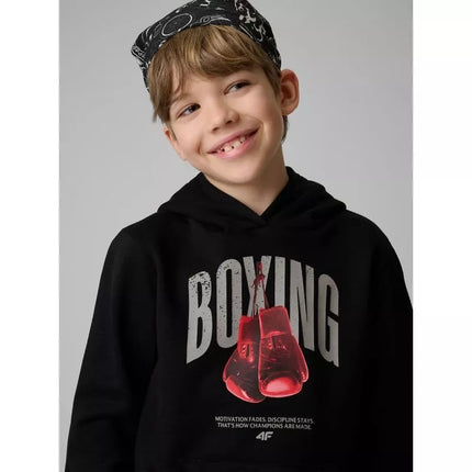 Boy's regular hooded sweatshirt 4F 4FJRSS26TSWSM2904-20S