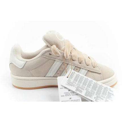 Adidas women's sports shoes Campus 00s leather sneakers beige