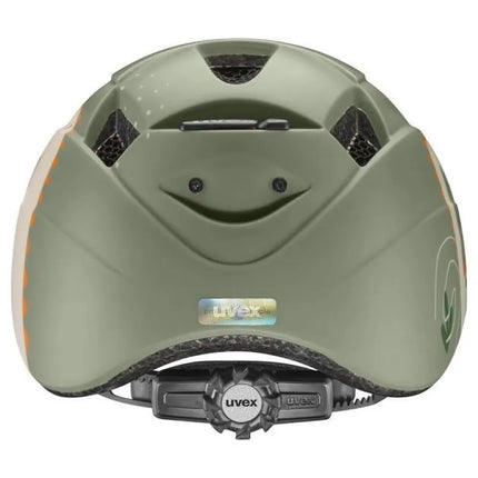 Vaikiškas dviratininko šalmas UVEX Kid 2 CC, 46-52 cm, šalavijų žalia