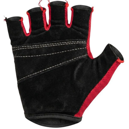 DUNLOP RS SENIOR raudonos dviračių pirštinės