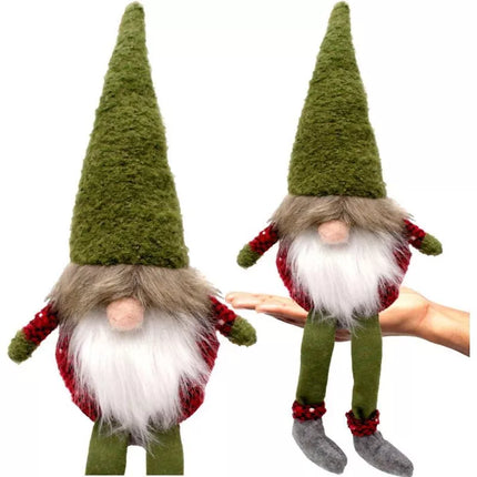 DECORATIVE SANTA CLAUS 60CM GREEN
