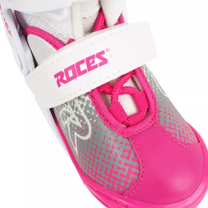 Roces Jokey Ice X skates white and pink 450746 001