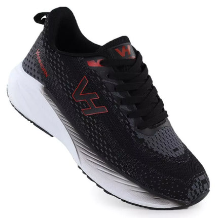 Vanhorn YW27308BK2 Vyriški lengvi juodi sportbačiai