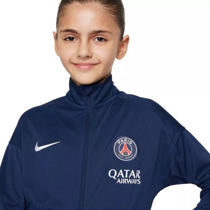 Nike PSG Dri-Fit Academy Pro Kids Tracksuit Navy Blue FQ0063 411