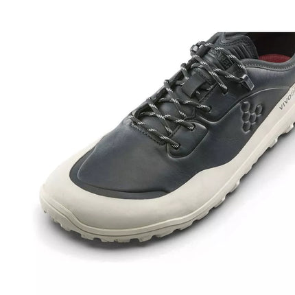 Vyriški batai Vivobarefoot TRACKER LEATHER AT LOW OBSIDIAN/WHITE (309534-04)
