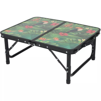 Sulankstomas Kempingo Stalas 60x45x25/56cm Gėlėtas