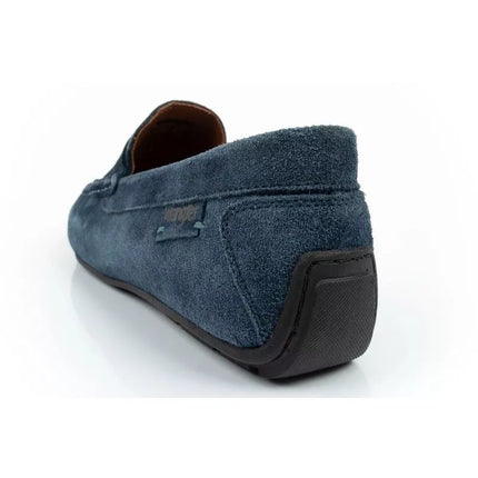 Wrangler men's shoes Maifield Suede moccasins, navy blue