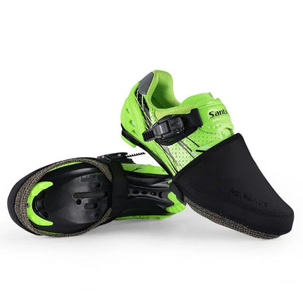 Rockbros LF1030 vėjui atsparios šiltinamos kojų pirštų apsaugos, 39-45 dydis - juodos