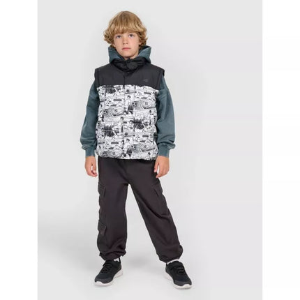 Boy's down vest with synthetic filling 4F 4FJRAW25TVJAM321-10A