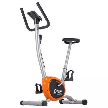 One Fitness RW3011 Silver-Orange Mechanical Bike