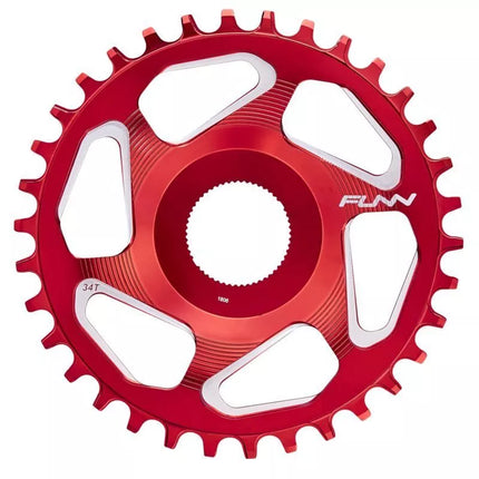 FUNN SOLO ES red 36T crankset
