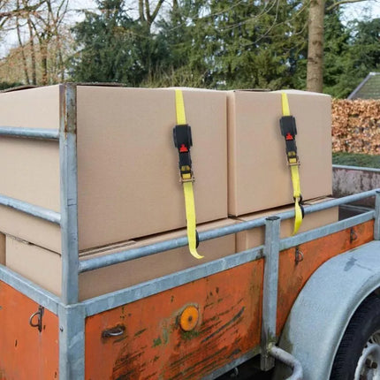 TRANSPORT LASHING STRAP WITH AUTOMATIC RATCHET 250KG 4M