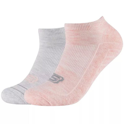 Skechers 2 poros paprastos amortizuojančios sportinių batų kojinės SK43024-4281 pilkos 39-42