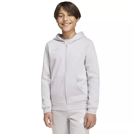 Adidas ENTRADA 26 Paaugliams su gobtuvu ir pilnu užtrauktuku bliuzonas KH1779