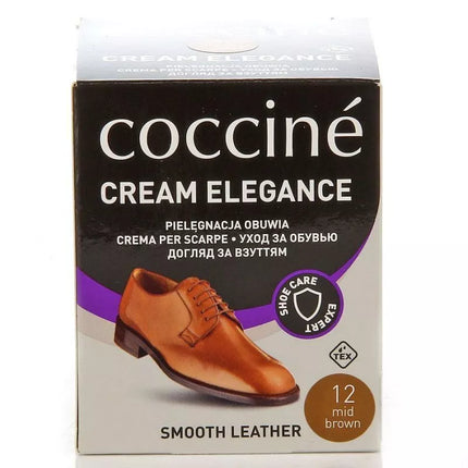 CREAM ELEGANCE Coccine Medium Brown Shoe Care Cream