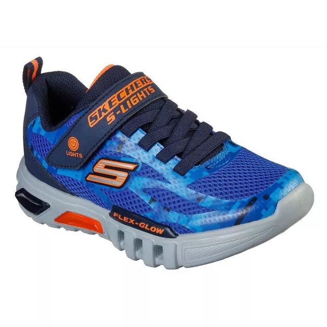 Skechers FLEX-GLOW TAREN S-Lights JR 400018L-NVOR batai