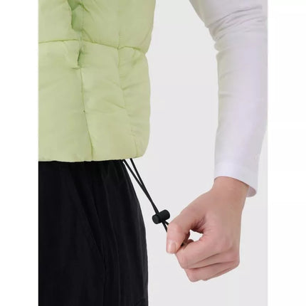 Cropped down vest with synthetic filling for women 4F 4FWSS25TVJAF182-45S