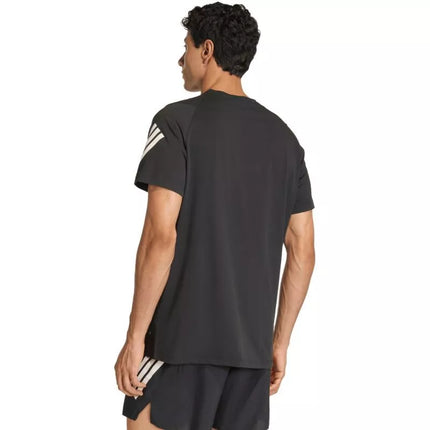 Vyriški bėgimo marškinėliai adidas ADI365 Running Climacool Iconic, juodi, JZ7694