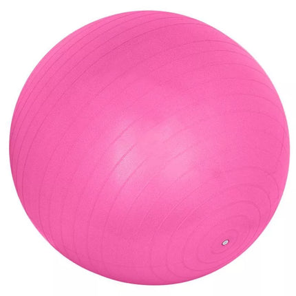Gimnastikos kamuolys 65cm, sprogimui atsparus, rožinis
