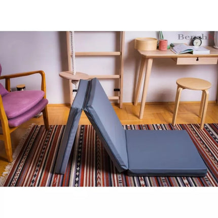FOLDABLE GYMNASTIC MATTRESS GRAY 180CM BENCHK