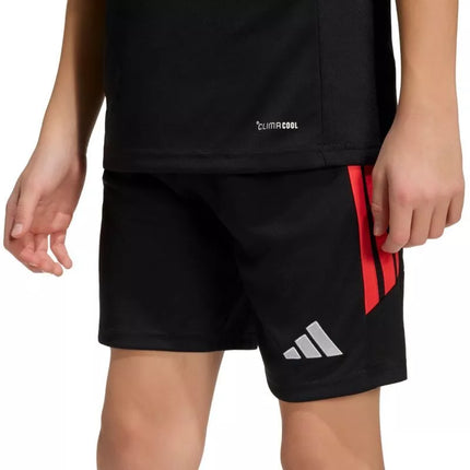 adidas Tiro 26 League kids' shorts black and red KA8814