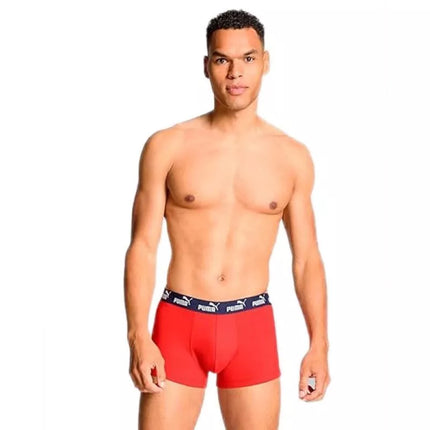 Puma men's boxer briefs 2-Pack red gray comfortable cotton