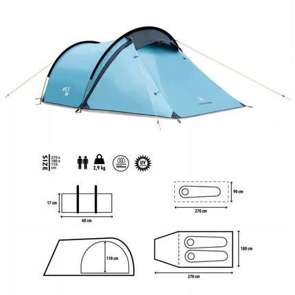 Stovyklavimo palapinė - Nils Camp NC6003 Šiaurės viršukalnė