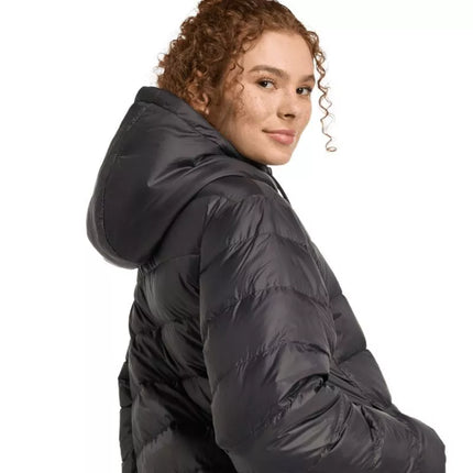 Moteriška adidas Essentials Climawarm lengva pūkinė striukė su gobtuvu Juoda KC1580