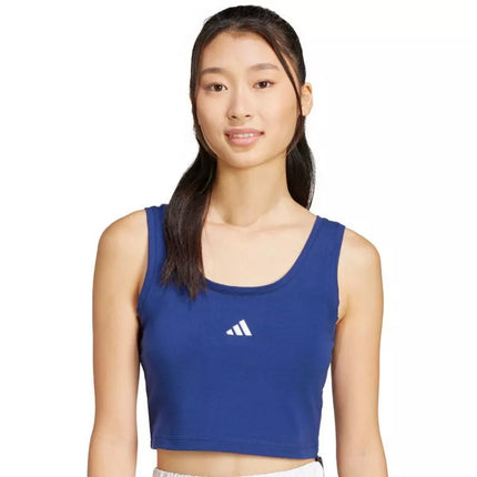 adidas Essentials marškinėliai be rankovių su mažu logotipu Cotton Lifestyle Tank W JC5939