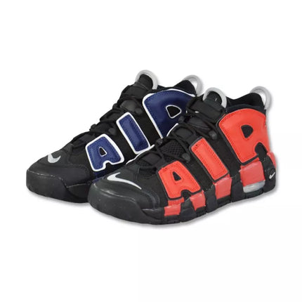 Nike Air More Uptempo Men's Sports Shoes Black Red Navy - DM0017-001