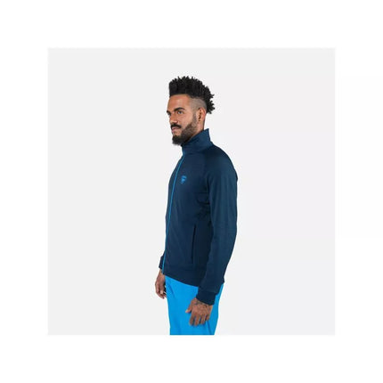 Rossignol Blackside Fleece Fz Navy Blue Sweatshirt