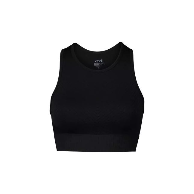 Casall Essential Block besiūlė sportinė palaidinė, juoda