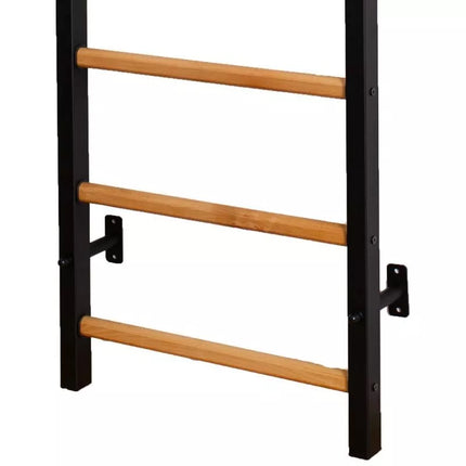MEDINĖ IR METALINĖ GIMNASTIKOS SIENELĖ SU METALINIU SKERSINIU BENCHK 721B