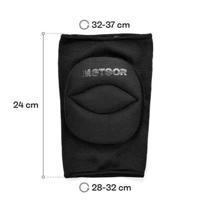 Meteor L volleyball knee pads black
