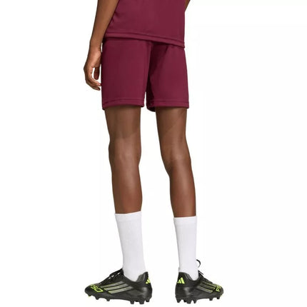 adidas Entrada 26 burgundy kids' shorts JZ6527