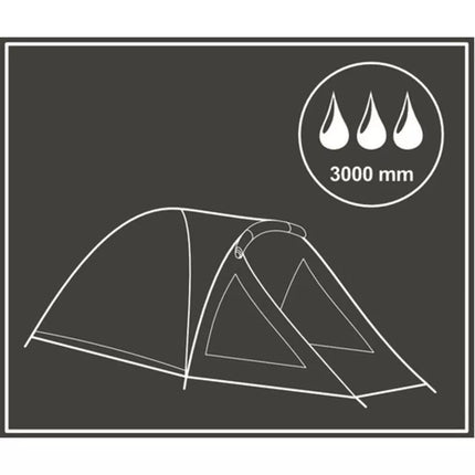 4-PERSON COMFORT TENT 330x250x105CM ENERO CAMP