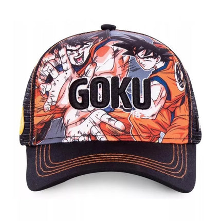 Capslab Dragon Ball Son Goku Manga sunkvežimio vairuotojo stiliaus kepuraitė - CL/DBZ4/1/GOK