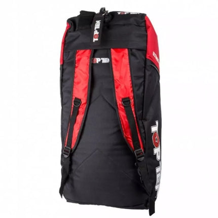TOP TEN sportinis krepšys su kuprinės funkcija 70 x 35 cm TOR-P2 MMA juoda ir raudona