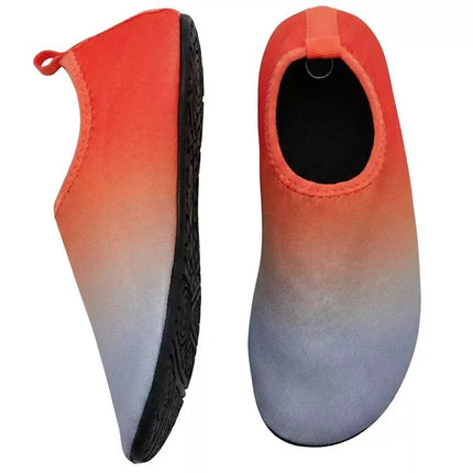 NEOPRENE WATER SHOES JUNIOR GREY/ORANGE XQMAX SIZE 32