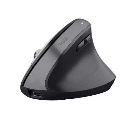 Belaidė ergonomiška pelė „Trust BAYO+“, juoda