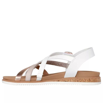 Skechers Bobs Desert Kiss Low sandalai - Peak Rank W 114709-WHT