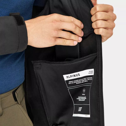 Alpinus Stenshuvud softshell striukė juoda BR43371