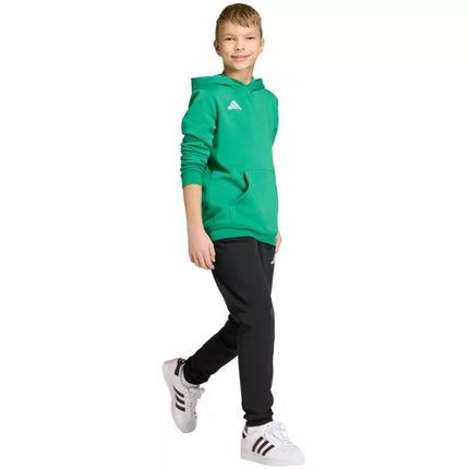 Adidas Entrada 26 Hoody green JZ6563 kids' sweatshirt