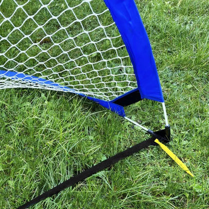 Pop-up soccer training goal - blue (L) 183x104x104 cm